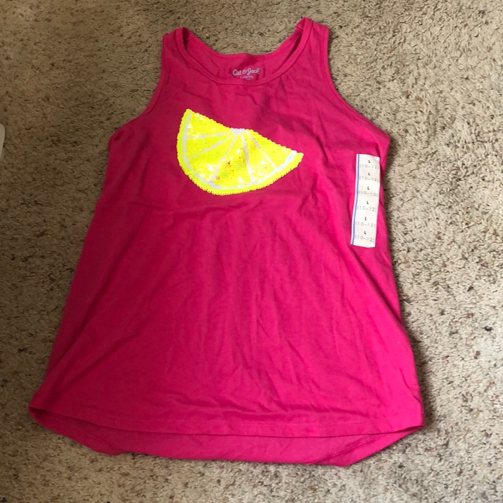 Pink tank top